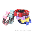 Best sell bow tie pet collar leather